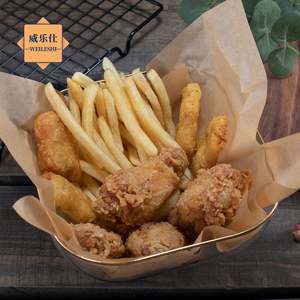 Feuille de papier cuisson sur mesure pour sandwichs, hamburgers, pains, pizzas, sushis - Emballage alimentaire double face - Product Image 6