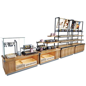 Étagères à gâteaux en bois à 3 niveaux, meubles de boulangerie - Product Image 1