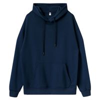 Sweat-shirt à capuche en coton pour hommes, 360g, couleur unie, coupe ample, Style décontracté, avec poche, nouvelle collection automne 2021