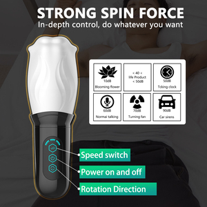 360 Rotation <strong>Male</strong> Masturbator Cup <strong>Penis</strong> Stimulate Massager Exercise Lasting Sex Toys for Men Strong Vibrator Delay Erotic Toys - Product Image 3