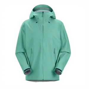 High Quality Lightweight Polyester Breathable Knitted <b>Rain</b> Suit Windproof <b>Waterproof</b> <b>Jacket</b> Zipper <b>for</b> <b>Men</b> Women Hiking Travel - Product Image 4