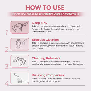 Siero per Denti Naturale a Marchio Privato, Rinfresca l'Alito, Sbianca i Denti, Protegge i Denti, Essenza Orale Profumata per la Cura Dentale - Product Image 6