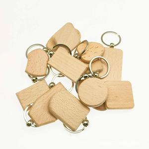 Ys65 Custom Logo Wood <b>Key</b> <b>Chains</b> Beech Timber Keychain Sublimation Wooden <b>Key</b> <b>Chains</b> Sublimation Blanks for Laser Engraving Logo - Product Image 1