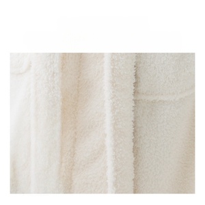 SMOOTH Bata <span class=keywords><strong>de</strong></span> Baño <span class=keywords><strong>de</strong></span> Forro Polar Coral Nueva Colección Otoño Invierno, Bata Larga <span class=keywords><strong>de</strong></span> Terciopelo Suave y Grueso, <span class=keywords><strong>Pijama</strong></span> Unisex para Parejas - Product Image 3