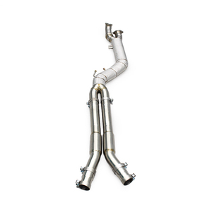 Tubo de Escape Medio Personalizado para M3/M4 G80/G82/G83 3.0T 2021-2025 Boska, Tubo de Escape de Acero Inoxidable de 1.5m con Resonadores - Product Image 1