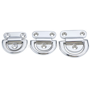 Stainless Steel D Type Connecting Ring 8mm 10mm Marine Hardware Boat Hook Loop Fixing Ring For <b>Yacht</b> Caravan - Product Image 2