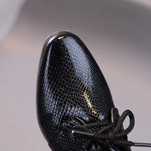 Zapatos de baile para niños, moda clásica, zapatos de vestir para niños, calzado de baile de boda con cordones, zapatos de vestir negros para niños - Product Image 3