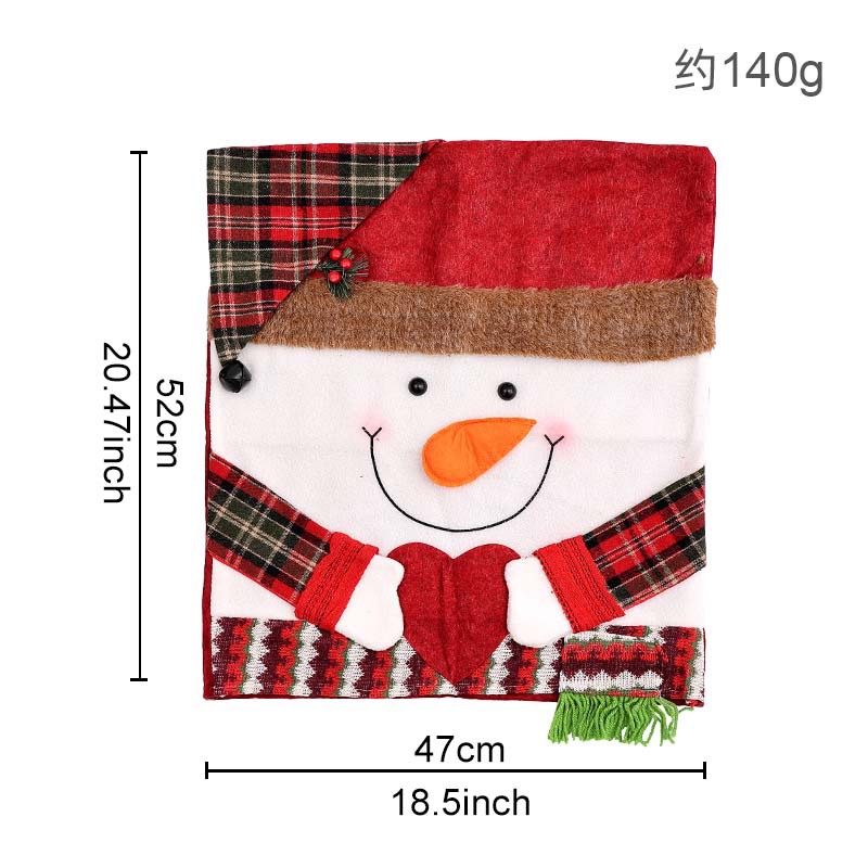 Housse de chaise Multi Snowman