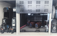 Machine automatique de débavurage de métaux, brosse rotative magnétique sous vide, ponceuse à chanfreiner, éliminateur de bavures de bord de tôle, polisseuse de surface