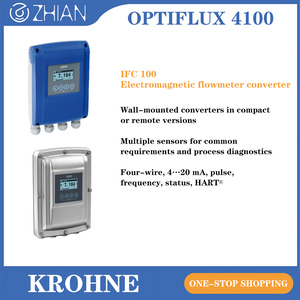เครื่องวัดการไหล KROHNE OPTIFLUX4100 DN200 20 มม. 8 นิ้ว เซ็นเซอร์วัดการไหลแบบแม่เหล็กในตัวสำหรับน้ำ OEM ปรับแต่งได้ - Product Image 2