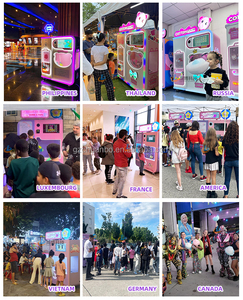 <span class=keywords><strong>Machine</strong></span> à <span class=keywords><strong>barbe</strong></span> à <span class=keywords><strong>papa</strong></span> commerciale à haut profit entièrement automatique - Product Image 6