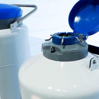 Réservoir d'azote liquide IKEME 2L 3L 6L 10L, conteneur cryogénique LN2, distribution -196°C ° Stockage d'azote liquide C Cell Lab
