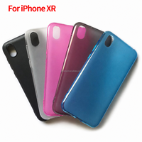 Coque de téléphone souple en TPU pour iPhone XR, ajustement précis