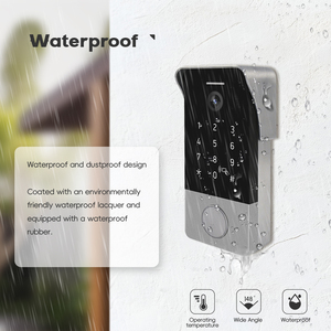 <span class=keywords><strong>Interphone</strong></span> vidéo numérique intelligent IP à 2 fils pour appartement - Product Image 2