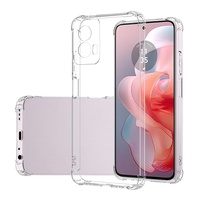 Étui de téléphone transparent antichoc avec cordon pour MOTO G Power 5G 2024 avec airbag TPU pour le modèle G64