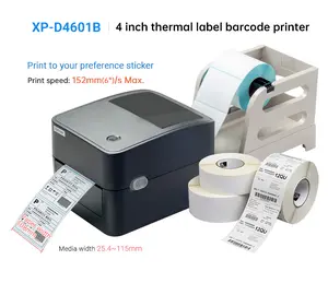 Xprinter الصين الصانع 4x 6 لاصق حراري مباشر طابعة طابعة ملصقات 4 بوصة طابعة حرارية XP-D4601B