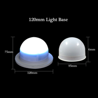 Base de lampe ABS personnalisée développée en usine, ouverture 85/90/120 mm, filaments lumineux personnalisables, étanche IP65, DC 5V