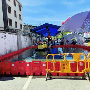 Barrera de control de inundación, protege a las personas contra el riesgo de inundación