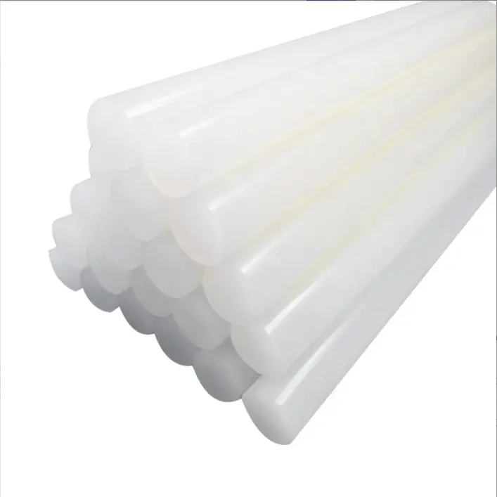 Light Clear Yellow Hot Melt Glue Stick No Attaching Hot Melt Silicon Bar For Gift Box