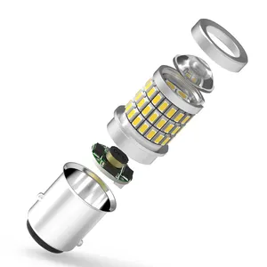 Schlussverkauf t20 1156 Ba15s P21W 1157 bay15d Led 3014 58smd Objektiv Auto Hecklampe Bremse Umkehrlichter 12V 7440 3157 Licht für den Blinker