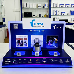 Support d'affichage lumineux LED TINYA en acrylique <span class=keywords><strong>pour</strong></span> enceinte Bluetooth, enregistreur, sans fil, <span class=keywords><strong>pour</strong></span> maison, voiture, extérieur, présentoir audio musical <span class=keywords><strong>pour</strong></span> magasin - Product Image 3