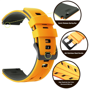 Correa de Reloj Deportiva de Silicona de Doble Color SmartWin para Suunto 9 Peak, Huawei, Xiaomi Redmi, Samsung, Garmin - Product Image 3