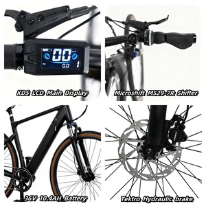 Vélo électrique 36V 250W avec frein hydraulique et capteur de couple, 7 vitesses, 700C, vélo de course électrique pour hommes, en stock dans l'UE - Product Image 2