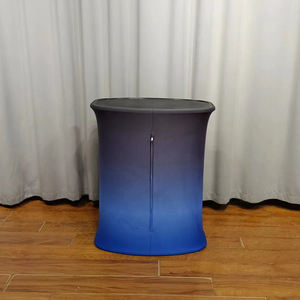 Mesas Promocionais OEM Personalizadas em Tamanho e Cor, Contadores Dobráveis em Lote para Feiras Comerciais e Lojas de Shopping - Product Image 3