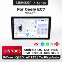 MEKEDE X40 1280*720 Android Car Video Car Multimedia 8+128G DSP RDS 4G WIFI Car-play pour Geely EC7 2004-2011