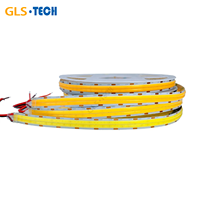 Bande LED flexible COB non étanche à double rangée 600 LED/m, largeur 12 mm, 3000K 4000K 6000K CRI90 DC24V pour la décoration intérieure