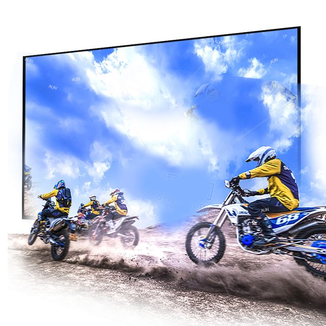 ALR 100'' Foldable 4K HD 16:9 PVC Projection Screen Wall Hanging Indoor Portable 30-Day Warranty AUN