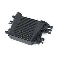 Plaque d'échangeur thermique de voiture Patrol Y61 ZD30 3.0 TD 97-07 Radiateur en aluminium noir RY-ZL001-BK 430x290x65mm