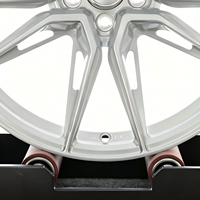 Velg Tempa Kustom 1-Piece 17-24 Inch Ringan Warna Perak 5x114.3 5x120 untuk Penumpang Tesla Model 3 BMW M2/M3/M4