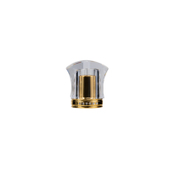 Bouteille d'atomiseur de parfum en verre transparent de 40ml conçue en usine forme plate ovale ronde avec pulvérisateur à pompe et bouchon de pulvérisation Carton emballé