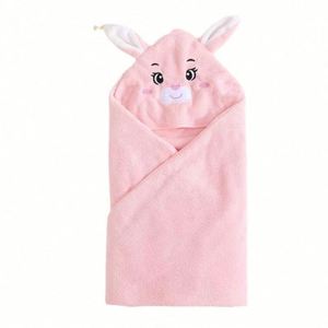 2025 Cartoon Baby Bath Towels Newborn Cuddle <b>Blanket</b> Air Conditioning Quilt Wrap Swaddling Clothes Home Antimicrobial Poly Coral - Product Image 1