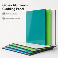 Panneaux composites en aluminium écologiques modernes, ignifuges, double face PVDF, Alucobond, pour revêtement mural extérieur, 3 mm, 4 mm, 5 mm