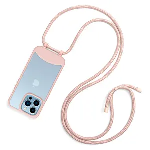 Casing Ponsel Tali Selempang untuk Iphone 14 Pro Max, Casing Kalung Gantung Tali Tali Ip 12 13 11