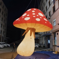 Décoration de champignon gonflable géant, taille personnalisée, OEM, PVC imperméable pour événements extérieurs et affichage commercial