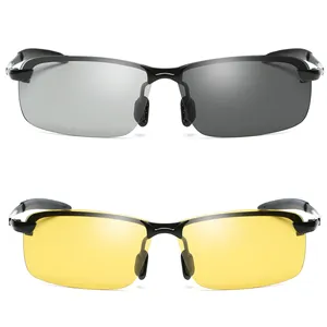 Солнцезащитные очки женские с ночным видением, поляризационные фотохромные солнечные очки-авиаторы для вождения в стиле Майами, hd, панк