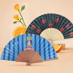 Tốt Nhất Bán Tùy Chỉnh Phong Cách Mới Abanicos De Mano Gấp Bằng Gỗ Quạt Tay - Product Image 2
