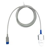 Capteur SpO2 compatible Philips 8 broches avec boîtier ABS et contacts dorés, type clip adulte