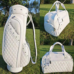 Sac de clubs de golf de voyage imperméable pour femmes <span class=keywords><strong>Macaron</strong></span> Rose Vert Couleurs Sacs de golf personnalisés en cuir PU Tour - Product Image 1