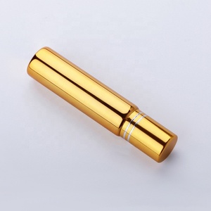 Mini Fashion 10 ml Leak-proof Refillable Perfume <b>Spray</b> Bottle Electroplated Gold <b>Silver</b> Black Glass Silk Screen Printed Cosmet - Product Image 2