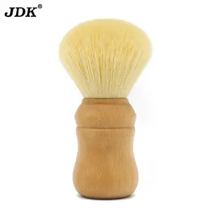 JDK Premium High Quality Natural Eco Wood Handmade Large Shaving Brushes Hand Crafted Shaving Brush for Men Wood Handle Hair