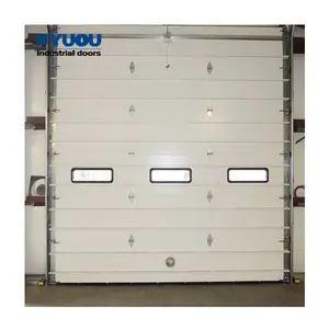 Pintu gulung logam garasi bagian atas untuk industri gudang