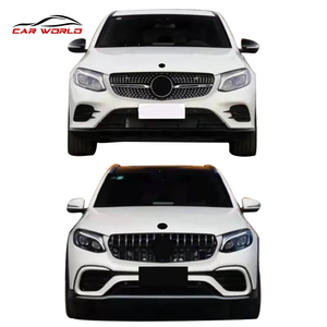 ชุดแต่งพลาสติกใหม่ CARWORLD สำหรับ Benz GLC260L/GLC300L ปี 2015-2019 กันชนหน้า/ดิฟฟิวเซอร์หลัง/ลิปอัพเกรด - Product Image 2