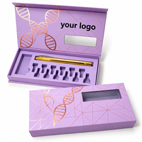 Boîte d'emballage de luxe personnalisée pour stylo à injection avec logo, insert en mousse EVA, boîte cadeau rigide magnétique pour kit de stylo médical, vente en gros