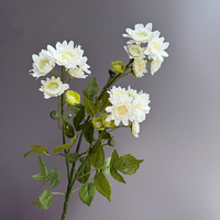 Chrysanthème artificiel coloré à longue tige, marguerite sauvage pour la décoration florale de mosquées et de fêtes
