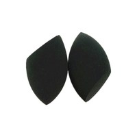 Lot de 3 éponges de maquillage noires super douces sans latex avec support et boîte cadeau – Utilisation sèche et humide – Outils de maquillage pour femme – Meilleures ventes