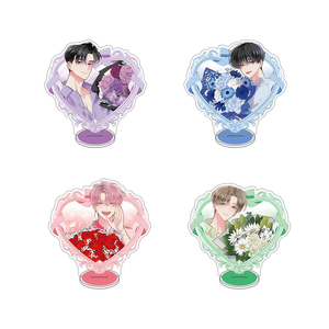 Figurine transparente en acrylique de personnage de dessin animé romantique, ornement de bureau pour la remise des diplômes, présentoir de marque, cadeau pour amis - Product Image 2
